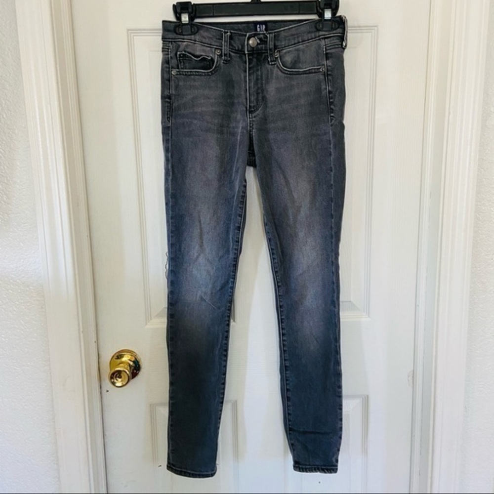 GAP DENIM grey stretch skinny jeans size 26